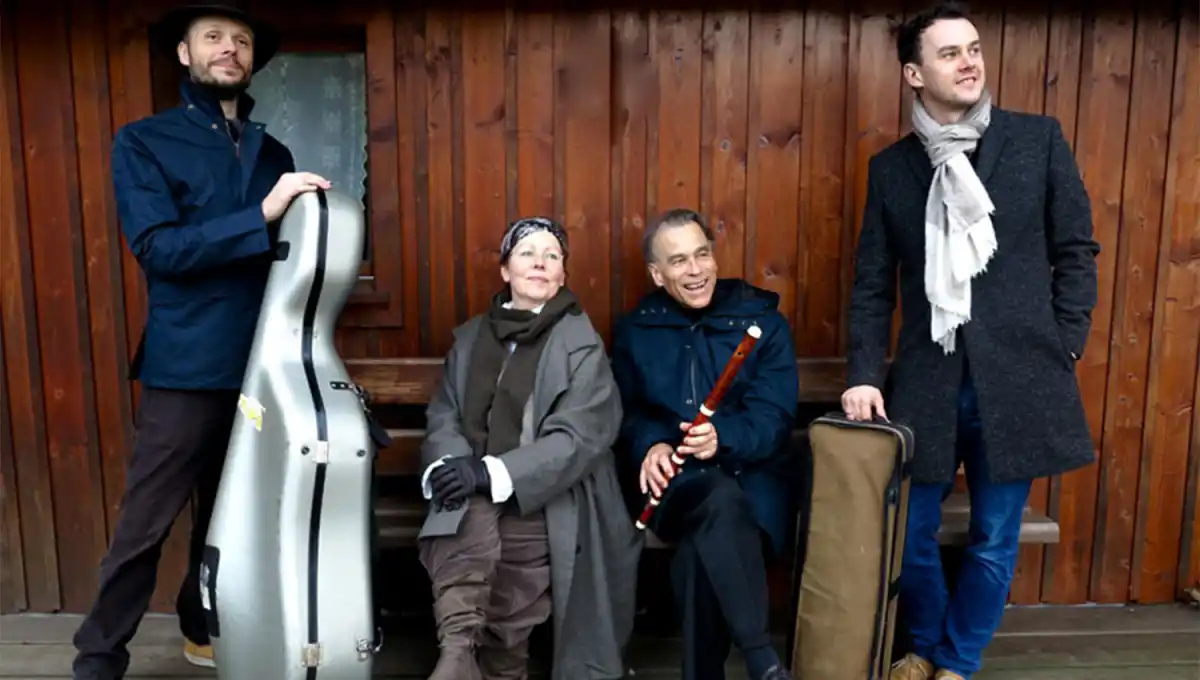 EL ENSAMBLE. Mathieu Rouquié, Anne-Lise Vuilleumier-Luy, Jorge Lucca y Jean-Baptiste Poyard.