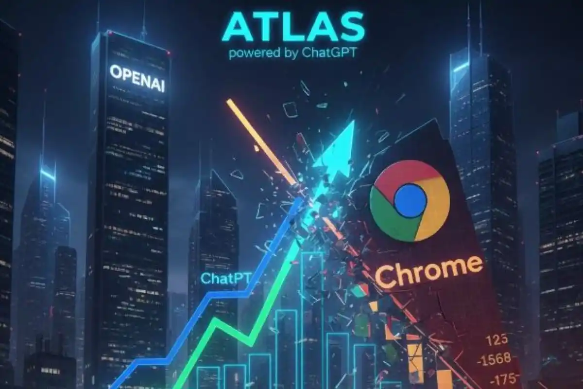 Las acciones de Google caen: primer signo de combate con el nuevo navegador de Open IA