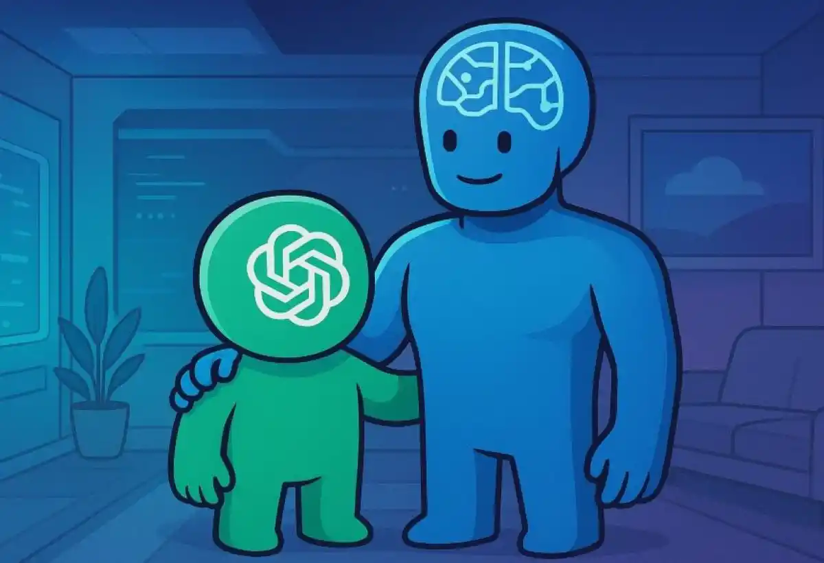 METAFÓRICO. Definir a ChatGPT como el integrante con rol de hermano menor en la familia OpenIA es atinado.