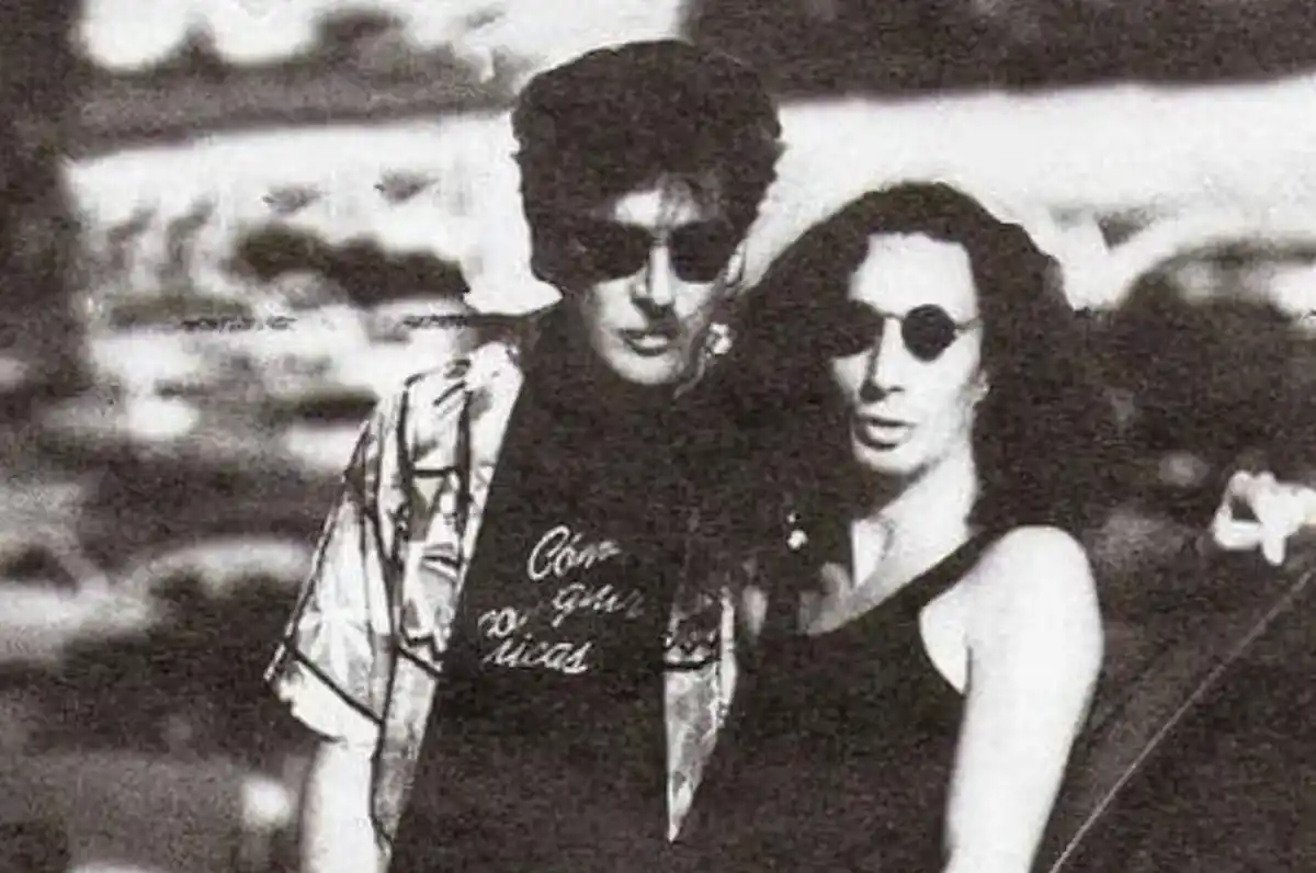 Fito Páez homenajeó a Charly García publicando fotos nunca vistas de ambos en su juventud