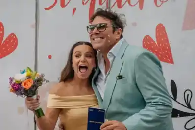 “Nos casamos princesa mía”: así celebró Matías Alé su casamiento con su novia de 24 años