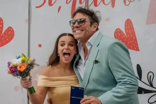 “Nos casamos princesa mía”: así celebró Matías Alé su casamiento con su novia de 24 años