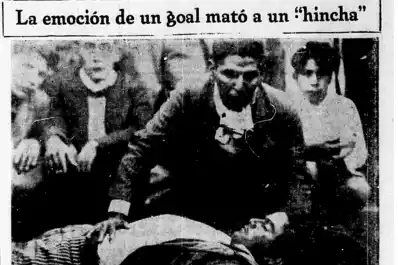 Recuerdos fotográficos: 1932. Un hincha “santo” fallece en medio del festejo