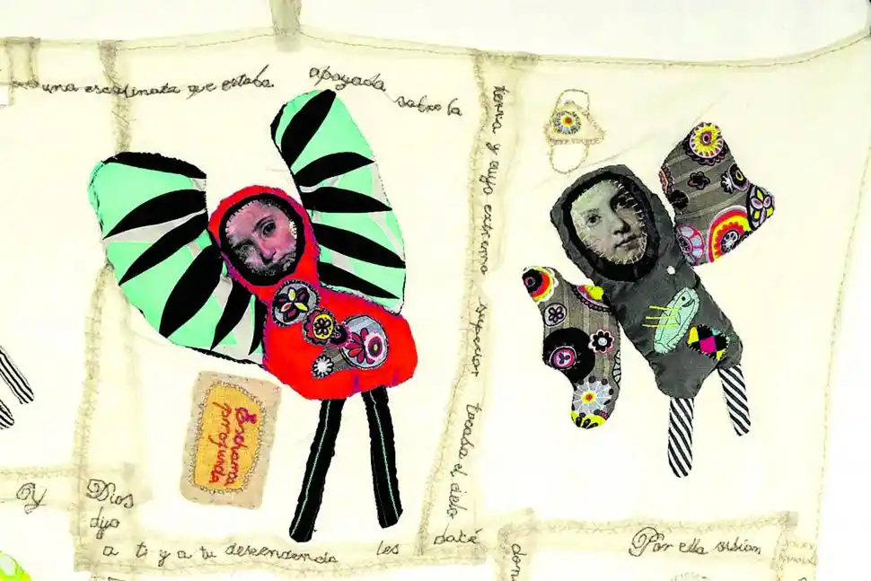 CREACIONES. Una de las obras de la artista Marcela Chichizola.