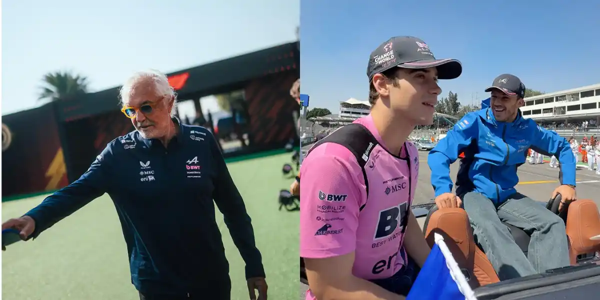 AUTORIDAD Y DISCIPLINA. Briatore confirmó que Colapinto pidió perdón tras desobedecer la orden de equipo.