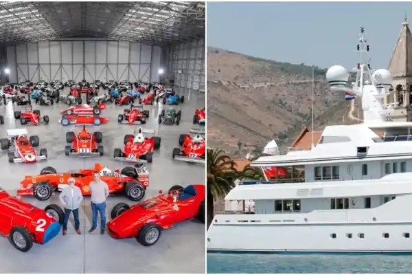 El ex dueño de la Fórmula 1 liquidó sus yates y su histórico garaje de autos: la fortuna que consiguió