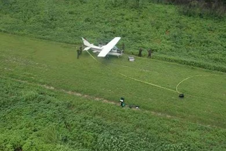 EN CORRIENTES. La pista que había construido un líder del CV para que aterricen avionetas con cocaína.