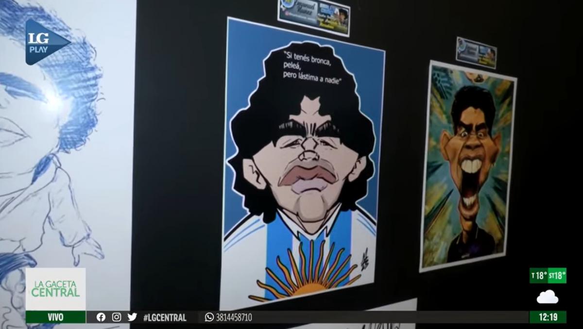 Con arte, Tucumán homenajea a Maradona: “Trascendió el deporte y llevó la argentinidad por el mundo”