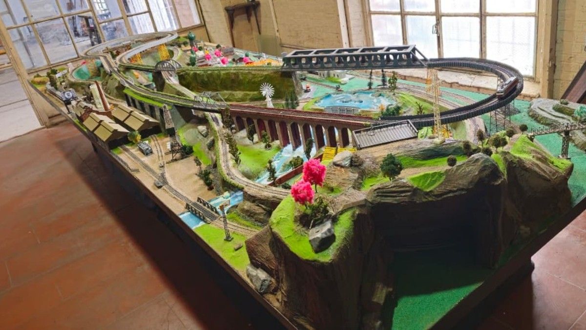 LA MAQUETA. El armado completo de la muestra, demoró dos meses.