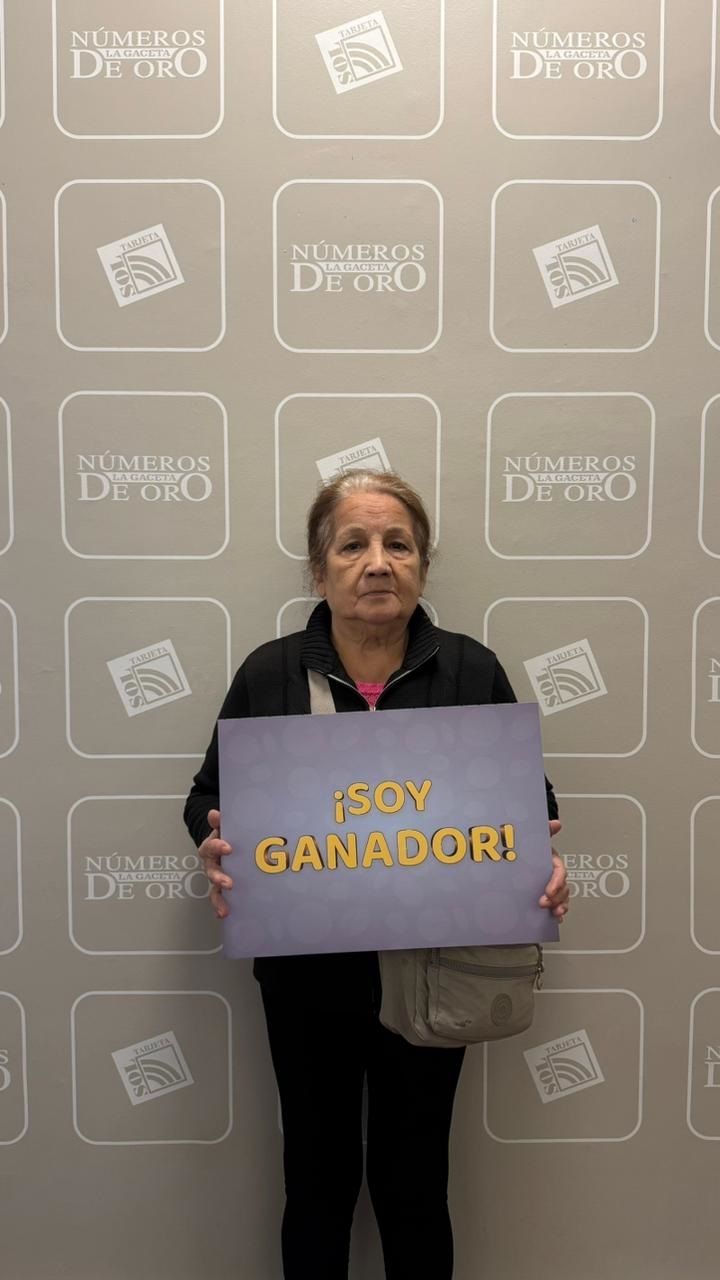 REGALO. Teresa participa desde hace muchos años de este juego.