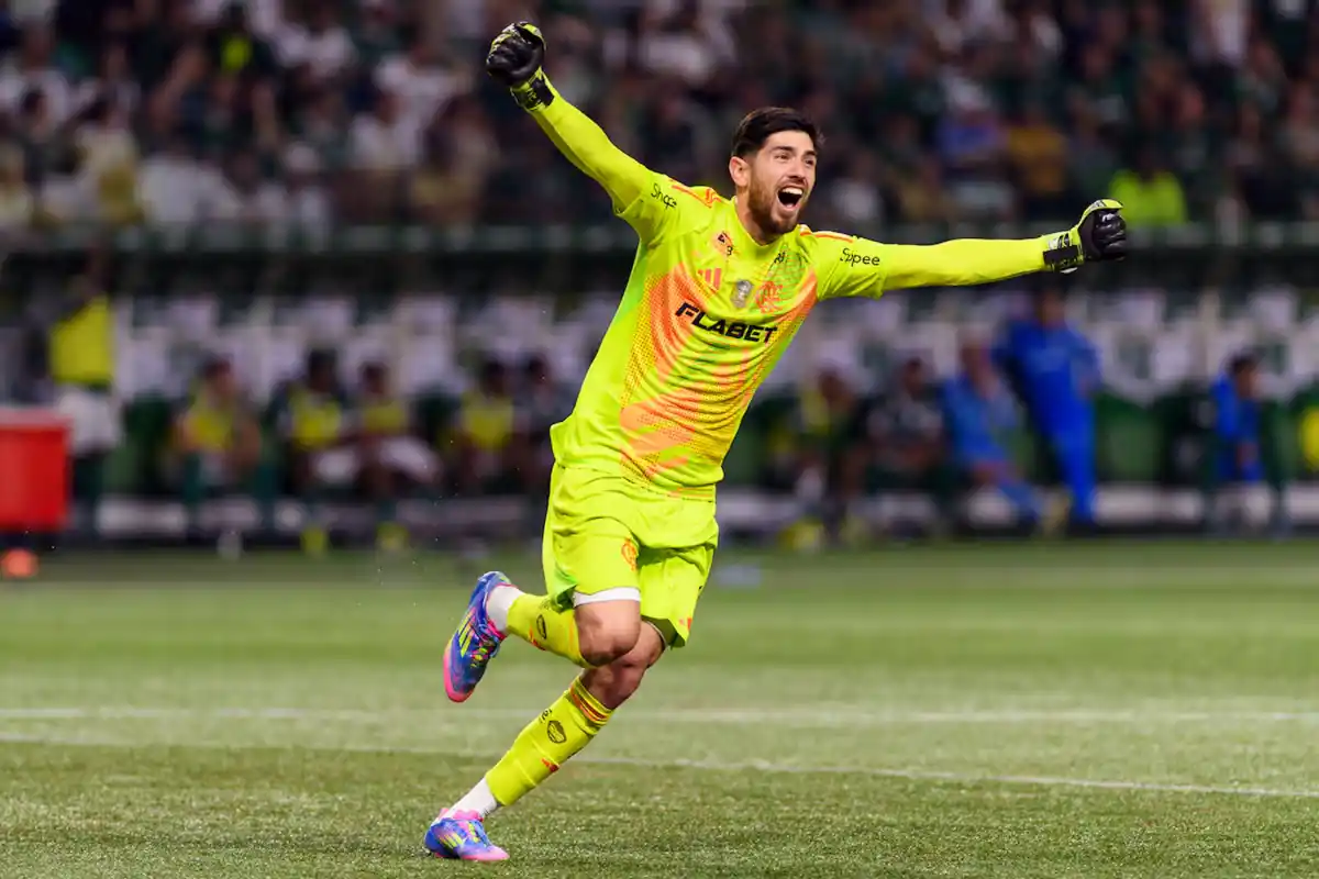 Agustín Rossi, arquero de Flamengo.