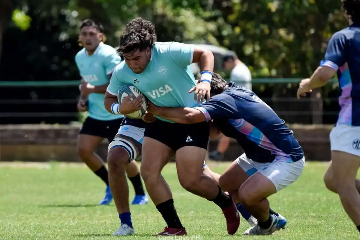 Benjamín Garrido entrena con el plantel de Argentina XV.