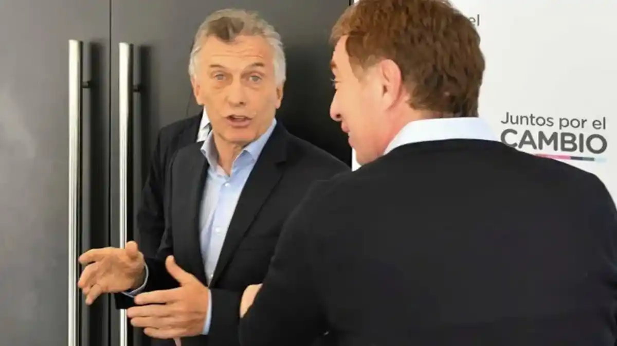 Macri y Santilli, años atrás. 