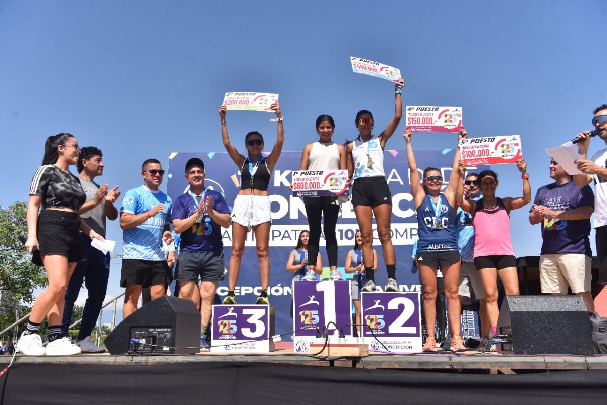 SIEMPRE ARRIBA. Nadine Vilca fue la mejor entre las mujeres y dejó en claro su potencial. Completaron el podio Ivanna Herrera Lotto y Viviana Villarreal.