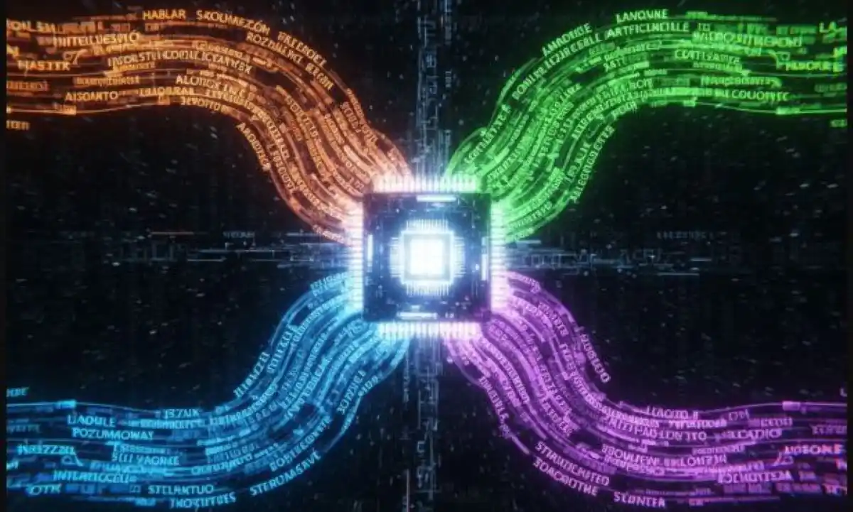 PREDOMINIO. El flujo más ancho es de color azul que contiene palabras en polaco. Luego fluyen el francés, italiano y español.