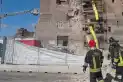 VIDEO. Se derrumbó parte de la Torre medieval de los Conti, en Roma: un trabajador resultó herido