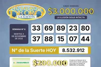 Los Números de Oro de LA GACETA del 4 de noviembre de 2025