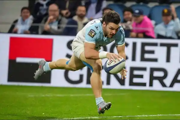 Mateo Carreras, intratable: otro try y gran actuación con Bayonne en el Top 14