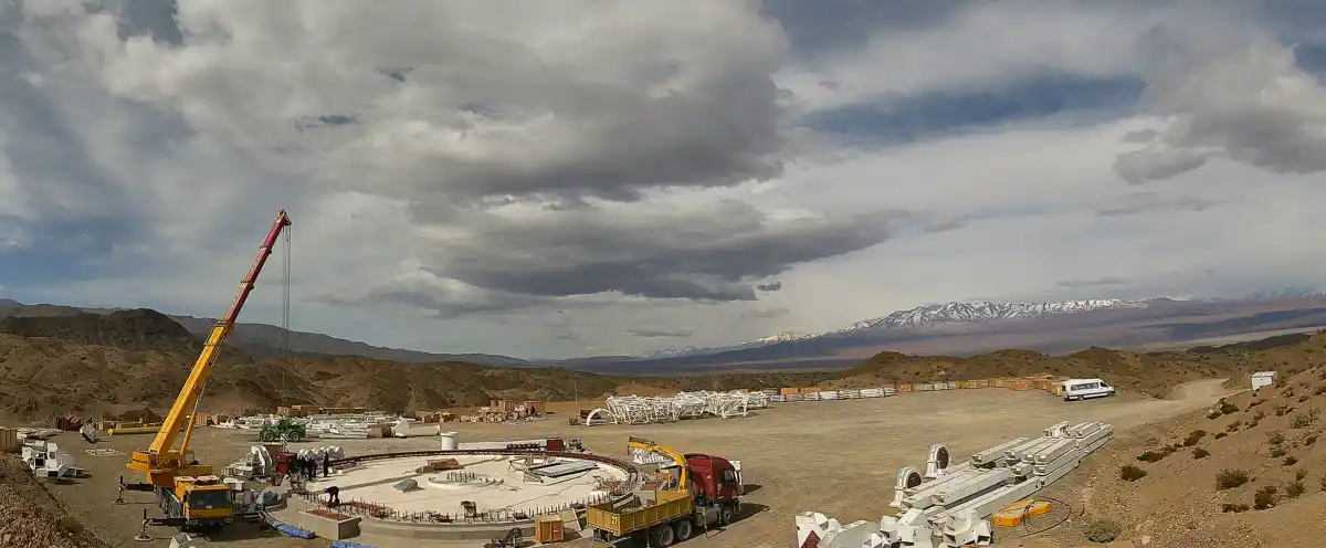 Base del radio telescopio CART. UNSJ