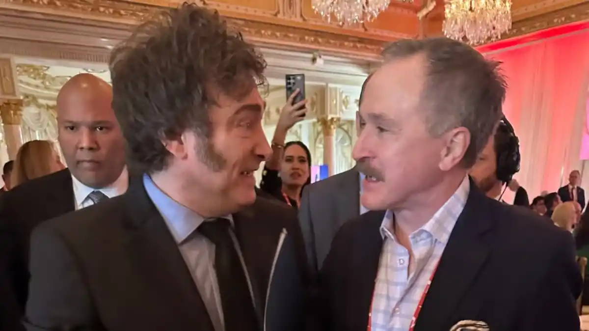 Milei y Peter Lamelas, nuevo embajador de los EEUU en Argentina.