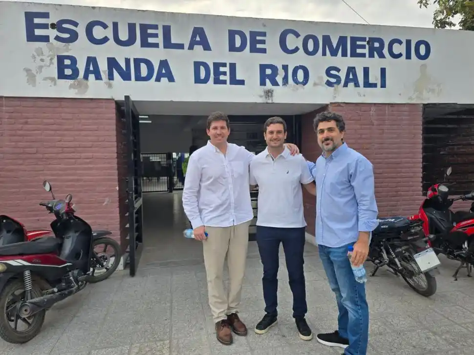 COMPARTIR.  Gonzalo costal, Diego Assaf y Matías Mahtuk mentores de Elevate Tucumán.