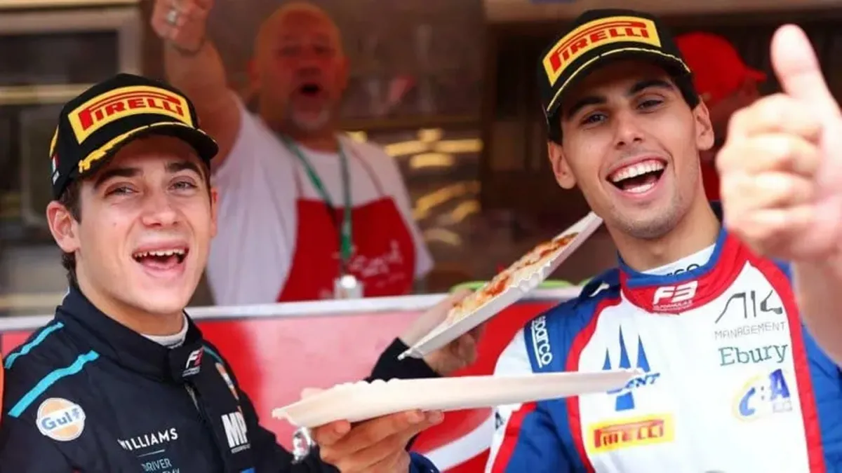 Franco Colapinto y Gabriel Bortoleto. 