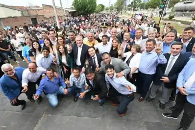 El gobernador Osvaldo Jaldo inauguró mejoras urbanas en Banda del Río Salí