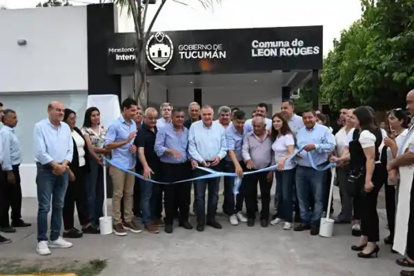 Jaldo inauguró obras de iluminación en León Rougués y Santa Rosa