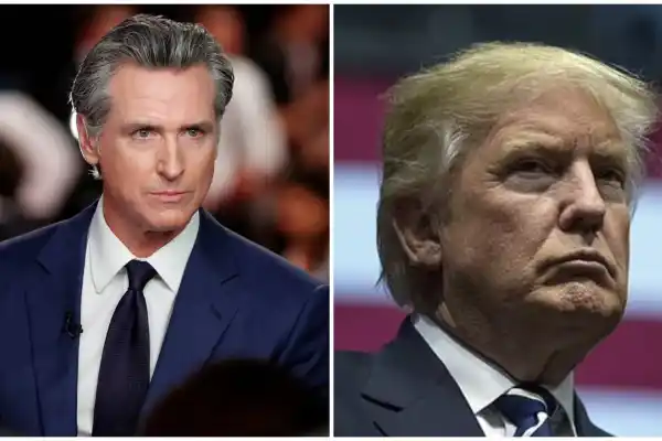 La particular forma en que el gobernador de California celebró las victorias demócratas en EEUU