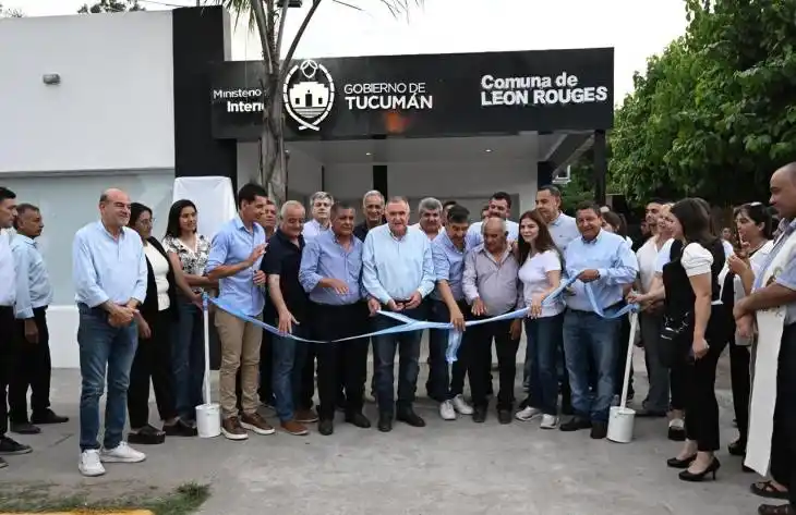 Jaldo inauguró obras de iluminación en León Rougués y Santa Rosa