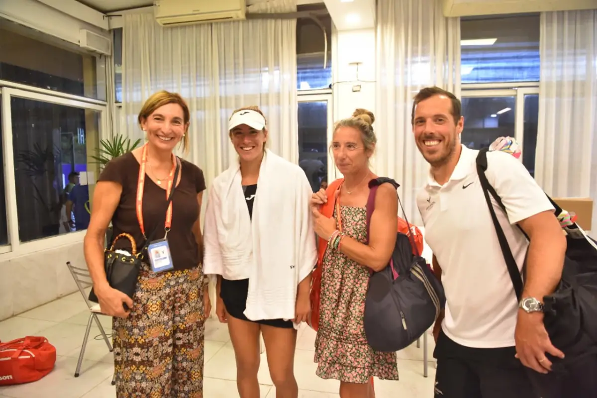 Mercedes Paz destacó el nivel de las argentinas y la madurez mental de Solana Sierra.