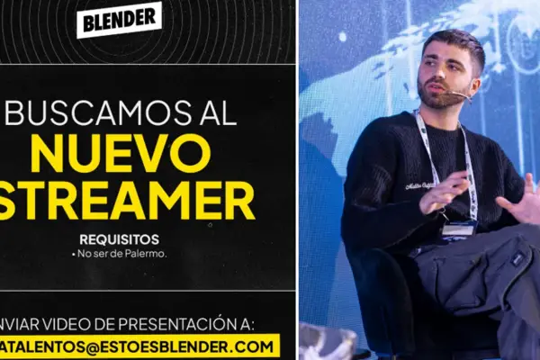 Blender lanza una convocatoria para encontrar a su próximo streamer, con una curiosa condición