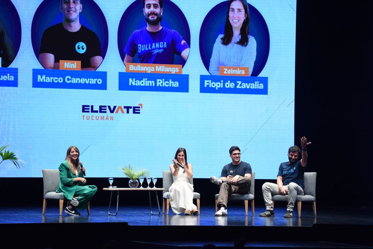 ORADORES. Durante su exposición los emprendedores afirmaron que ningún sueño es pequeño. LA GACETA/ FOTO DE ANALÍA JARAMILLO