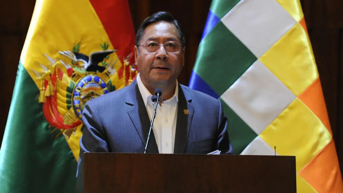 LUIS ARCE, presidente saliente de Bolivia. 