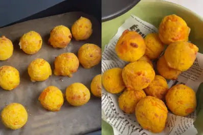 Cena liviana, fácil y saludable en 20 minutos: bolitas de queso, zanahoria y garbanzos