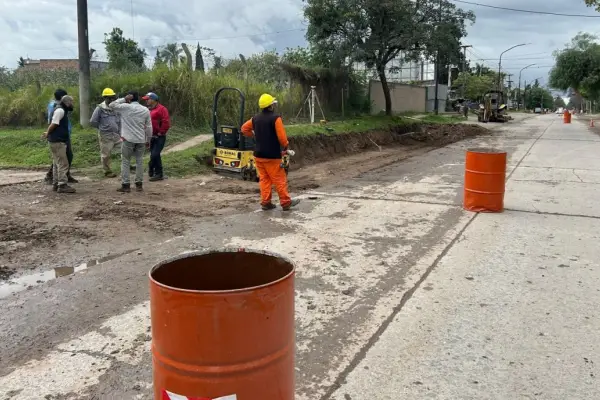 Yerba Buena: repararon la fuga de gas en la avenida Solano Vera