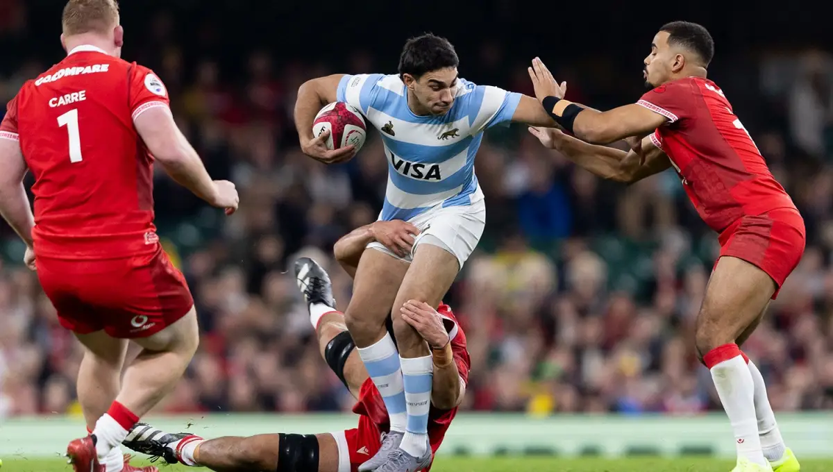 Los Pumas fueron superiores en la primera mitad.