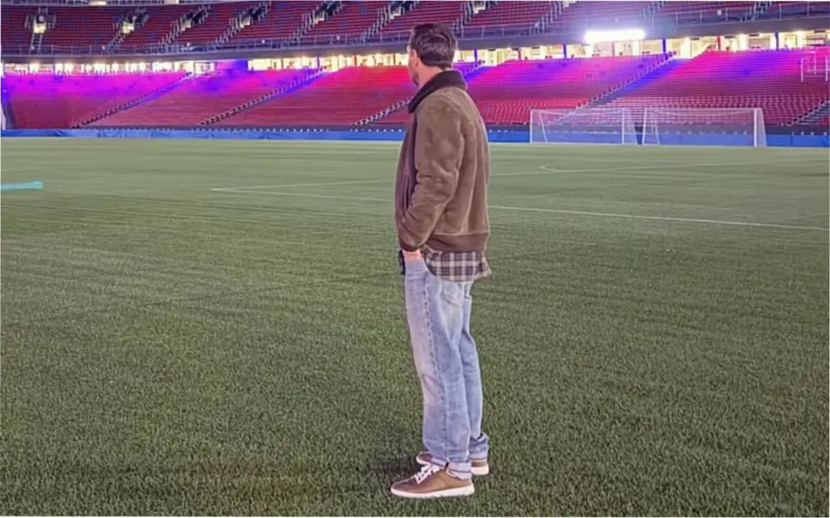 Messi visitó el Camp Nou y dejó un contudente mensaje. Foto: Lionel Messi vía Instagram