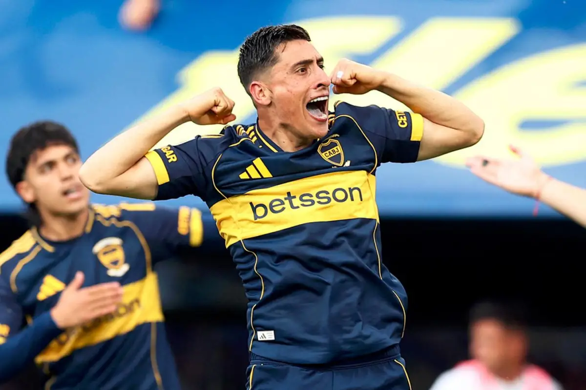 Miguel Merentiel, delantero de Boca.