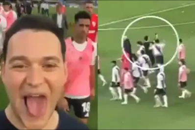 Escándalo en el Superclásico: el video de la agresión de Maximiliano Salas a un hincha de Boca tras la derrota de River