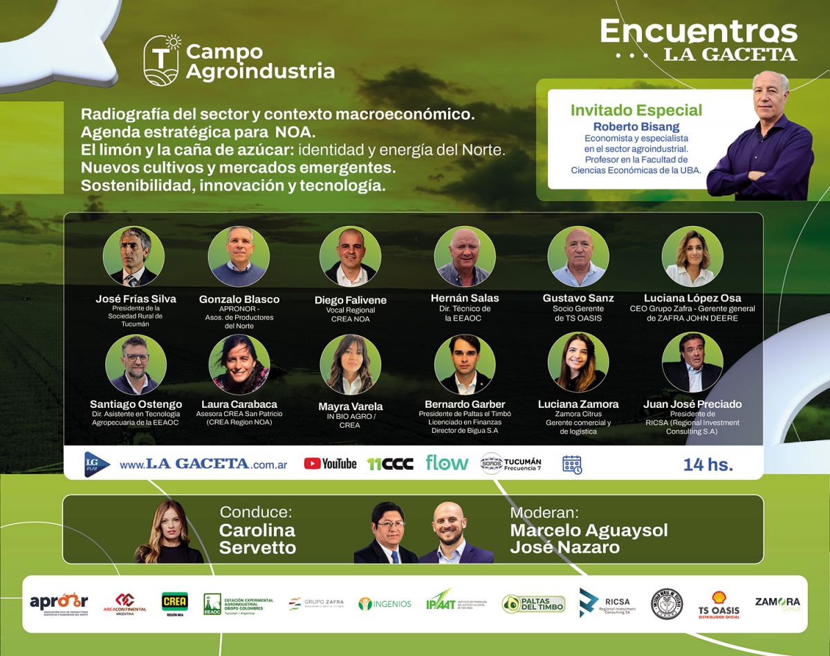 Mirá Encuentros LA GACETA, un espacio para pensar las políticas y necesidades del campo en la región