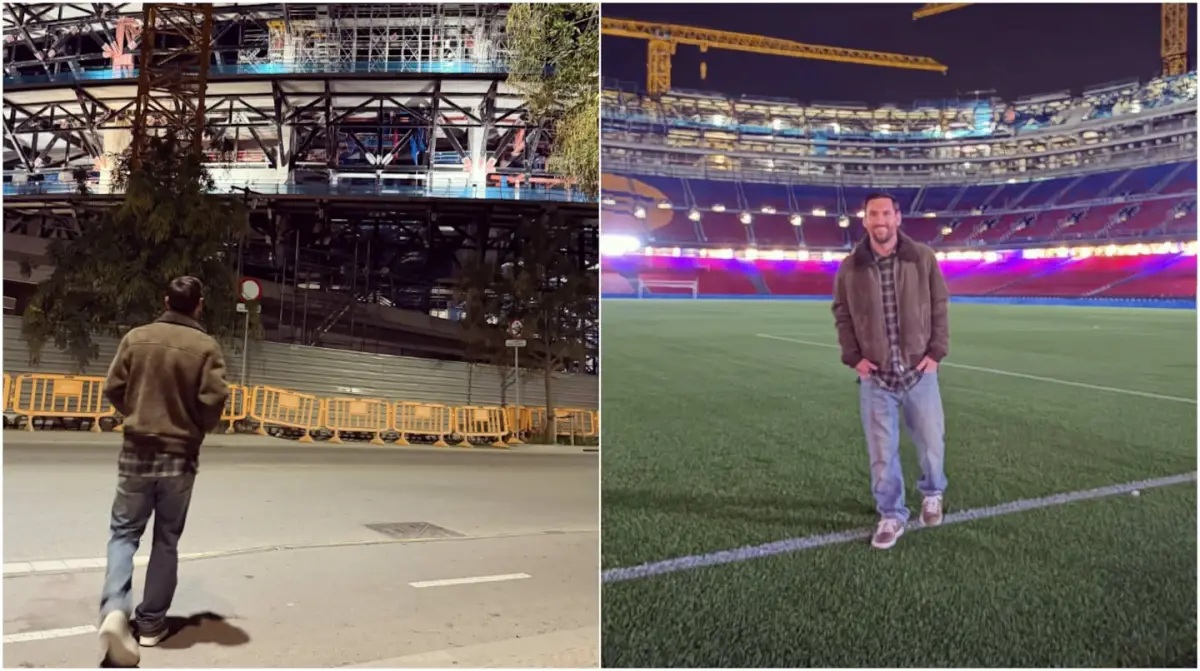 Una pareja filmaba su paseo romántico y se cruzó con Lionel Messi: así fue el momento viral