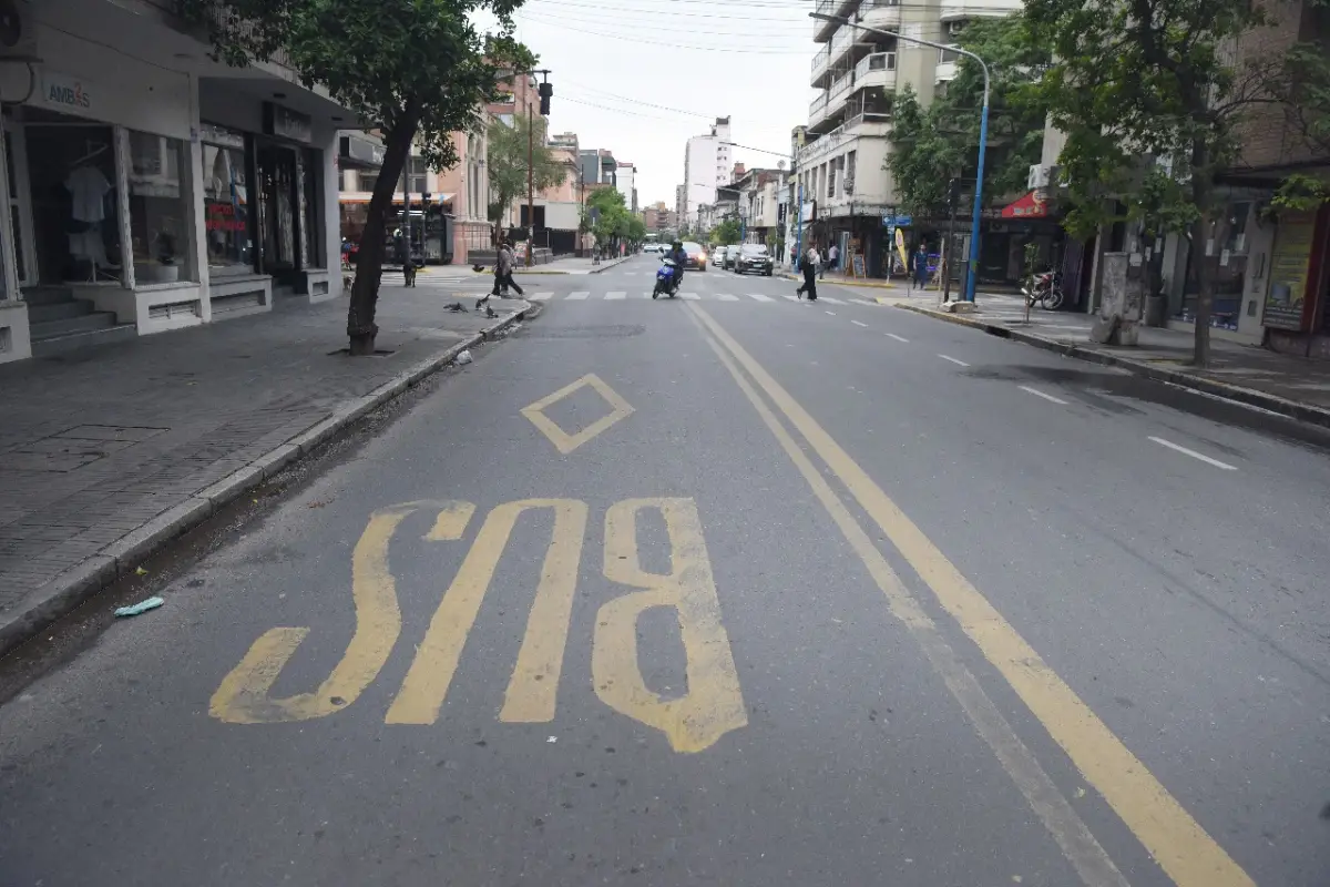EN CONFLICTO. El servicio del transporte público de pasajeros arrastra una crisis de varios años, y sumó un paro de choferes la semana pasada.