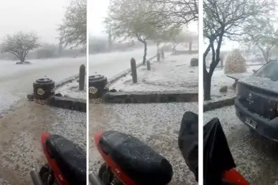 Una intensa granizada sorprendió en las Ruinas de Quilmes y dañó parte del museo