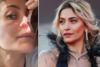 Paris Jackson mostró el “hueco en la nariz” que le dejó el abuso de drogas: Podría pasar un fideo