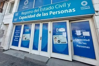 El Registro Civil de Tucumán no atenderá el lunes 17 de Noviembre