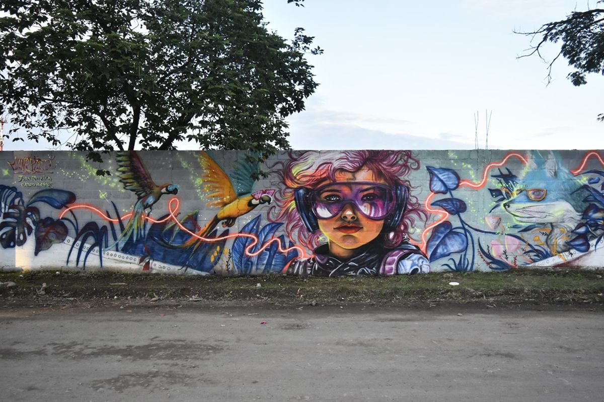 EN LA EDICIÓN ANTERIOR. Este fue el mural pintado por los participantes de la edición 2024. / INSTAGRAM @gta.tucuman