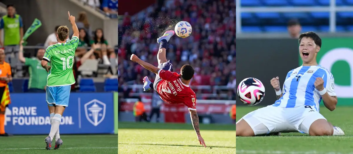 PRESENCIA ALBICELESTE. Montiel, De la Vega y Núñez integran las nominaciones de la FIFA al mejor gol del año.