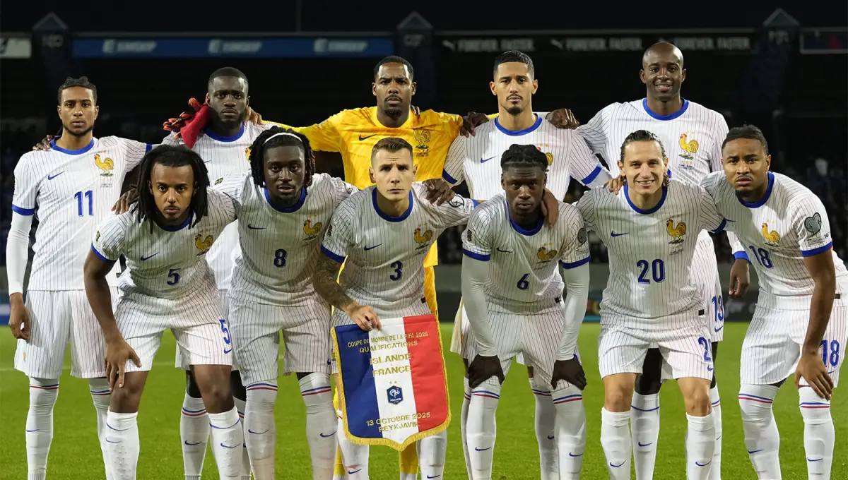 A UN PASO. Francia podría conseguir hoy la clasificación para el Mundial 2026 si vence a Ucrania.