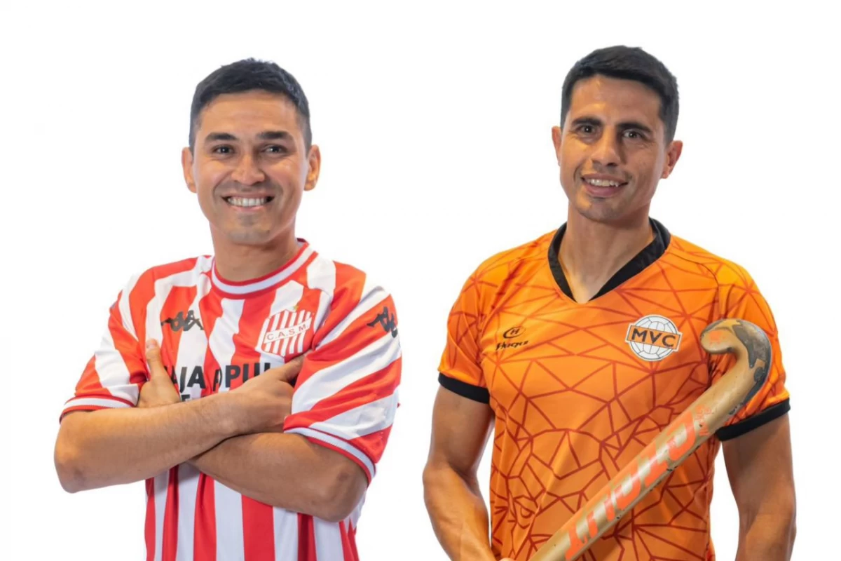 TODO LISTO. Los capitanes Nicolás Ordoñez (San Martín) y Martín Zalatel (Monteros Voley) pondrán en marcha la definición del Anual.